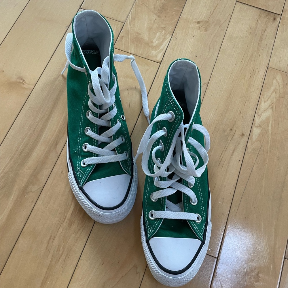 Converse All Stars Classic Green High-Top Sneakers